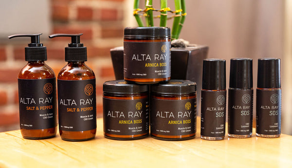 cbd isolate products - alta ray products