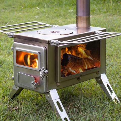 Winnerwell Nomad View Camping Stove - side view