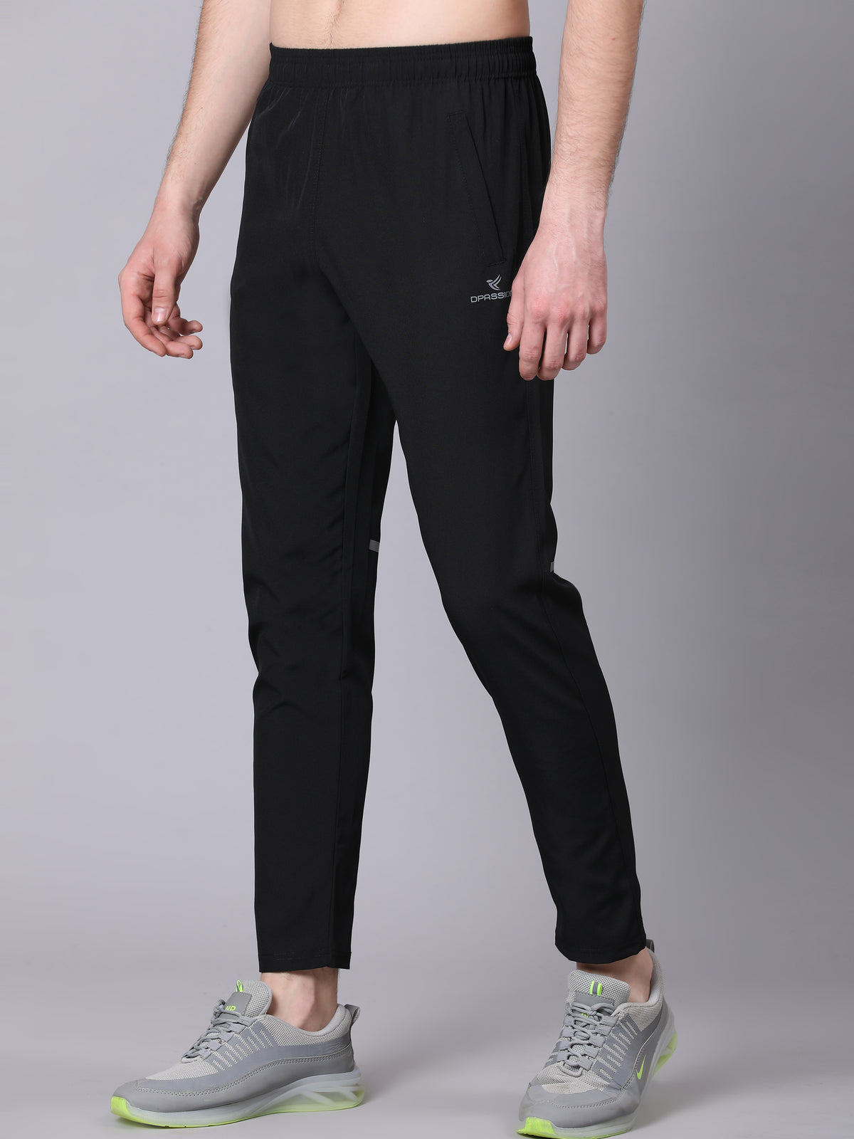 Buy REEBOK Grey Cotton Regular Fit Men's Track Pants