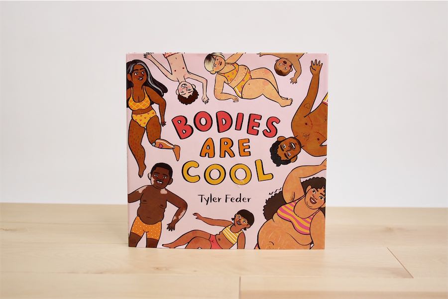 The front cover of the book "Bodies Are Cool" against a white backdrop 
