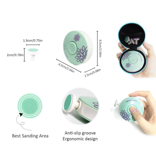 Baby & Adult Electric Nail Trimmer Polisher Kit