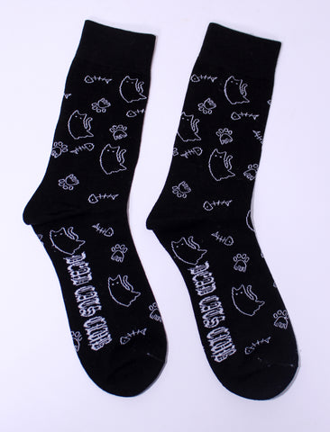 Ghost Cat socks – Dead Cats Club