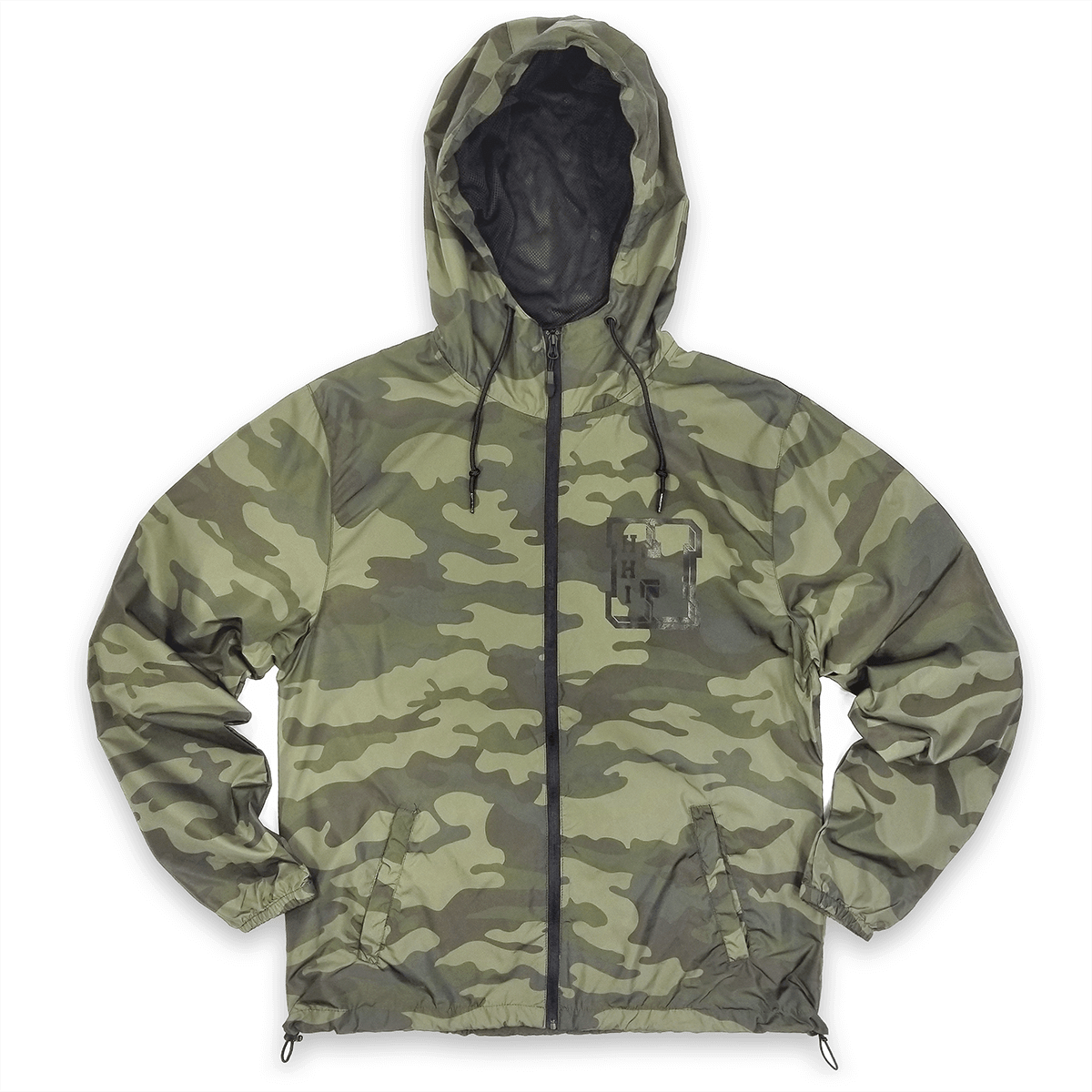 windbreaker hooded jacket