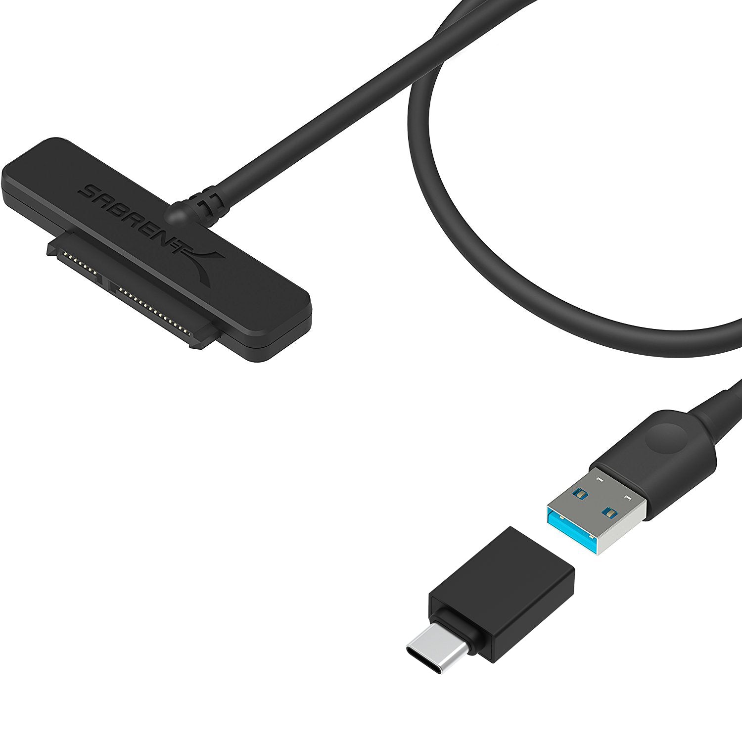 USB 3.1 (Type-A) to SSD / 2.5-Inch SATA Hard Sabrent