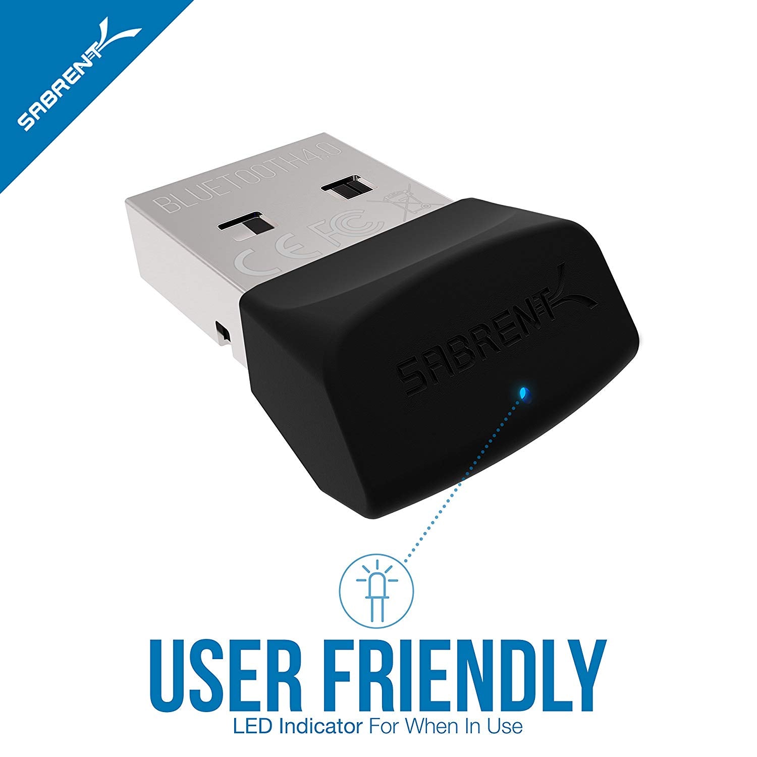 Filosofisch in beroep gaan Logisch USB Bluetooth 4.0 Micro Adapter for PC [v4.0 Class 2 with Low Energy T -  Sabrent