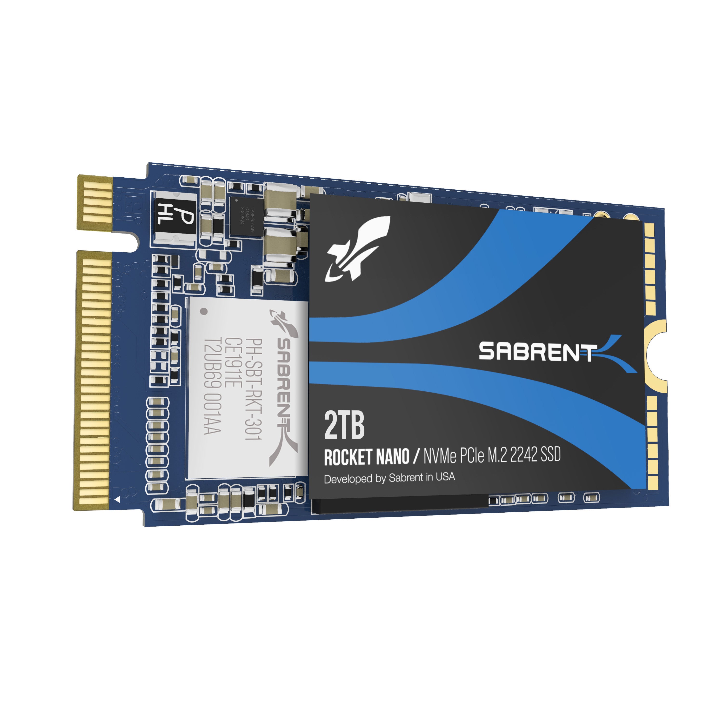 生産完了商品 SABRENT SSD 2TB ヒートシンク付、M.2 SSD 2TB、NVMe 2TB