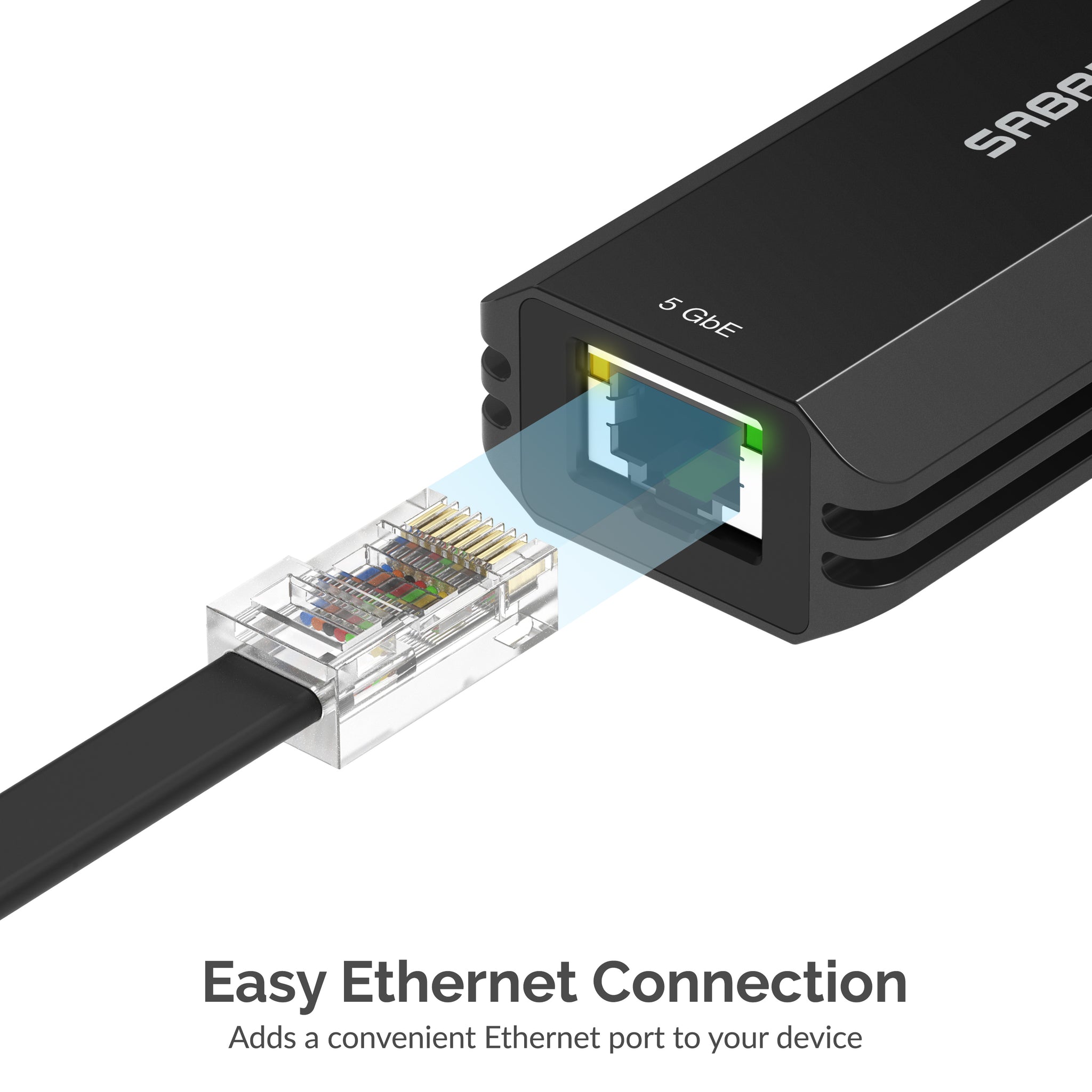 geïrriteerd raken specificatie te ontvangen USB Type-A or Type-C to 5-Gigabit Ethernet Adapter [10/100/1000/2500/5 -  Sabrent