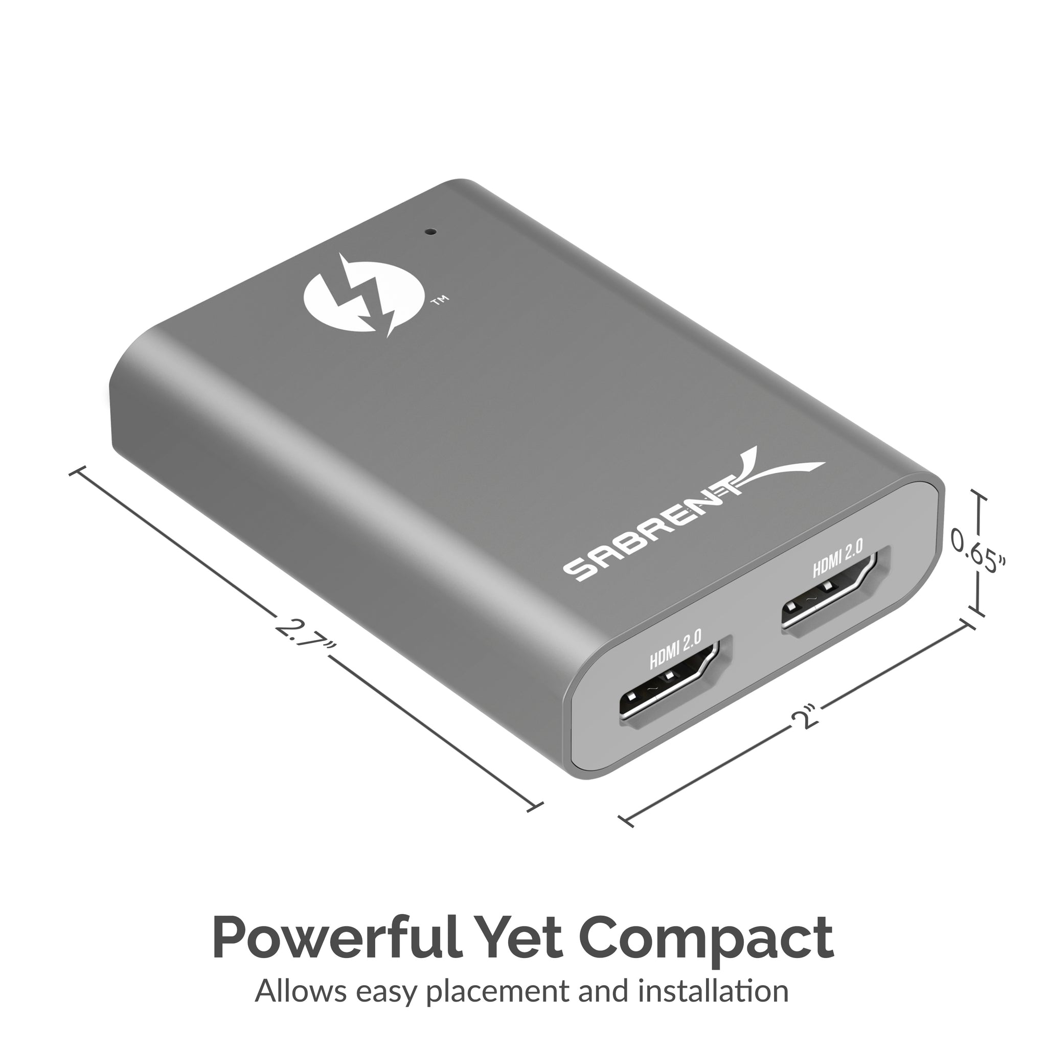 Thunderbolt to Dual HDMI 2.0 Adapter Sabrent