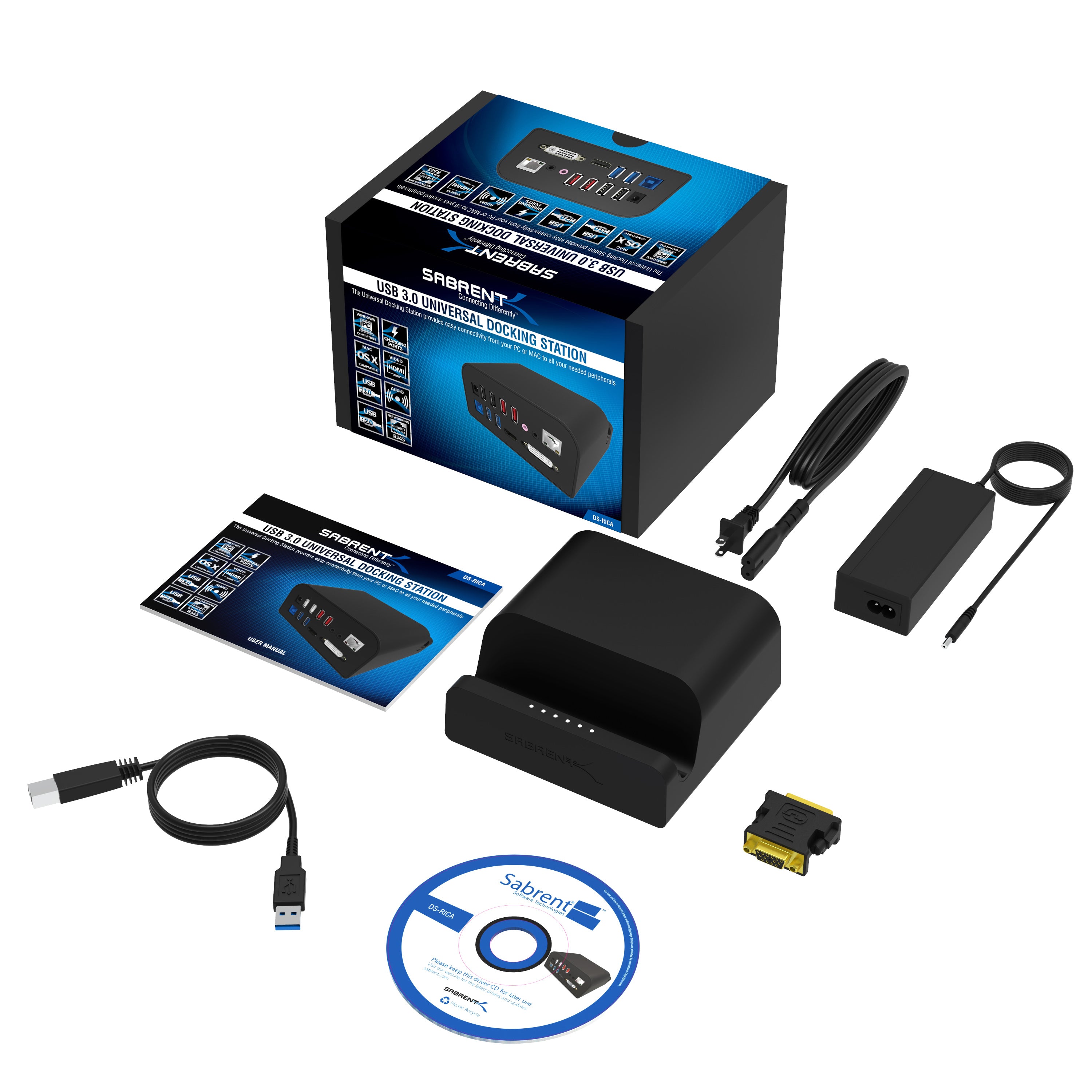 USB 3.0 Universal with for Tablets and Laptops - Sabrent