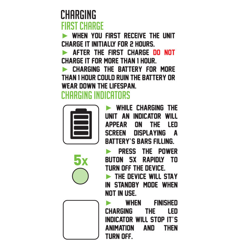 Charging an Exxus Mini Plus