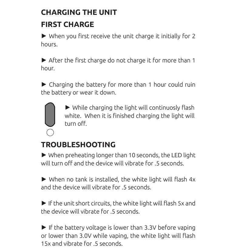 Charging the Exxus Micare