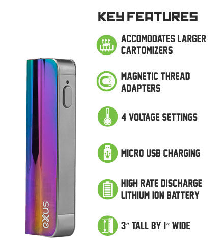 Exxus Snap VV Key Features