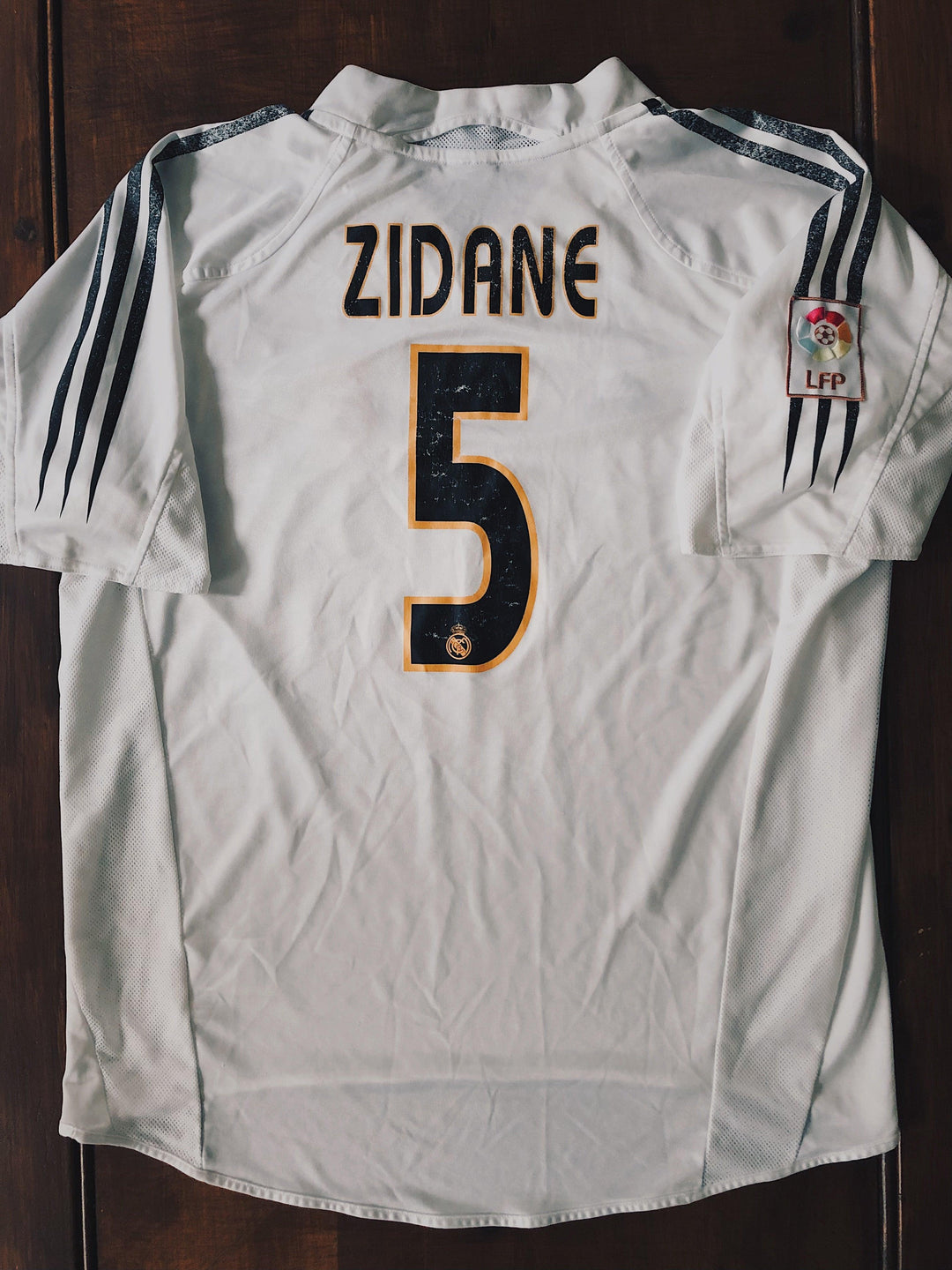 Zidane Real Madrid UEFA 2001 2002 Black Adidas Away Jersey Shirt