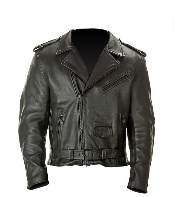 Premium Marlon Brando Biker Leather Jacket – Gallanto.co.uk Online ...