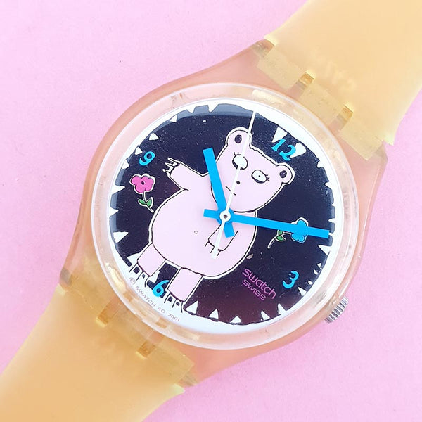 Muppets Women's MU2050 Miss Piggy Gold Sunray Dial White Plastic Bracelet  Watch : Amazon.in: Fashion