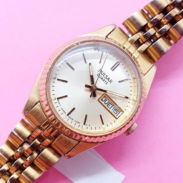 Pre-owned Gold tone Pulsar by Seiko Women's Watch | Women's