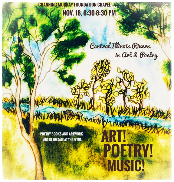 Art and poetry show at the channing murray foundation clara de la fuente invited as visual artist