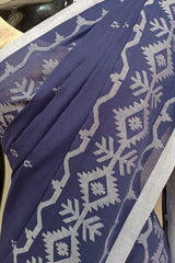 Handloom Handspun handloom woven jamdani saree