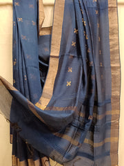 Soft Premium Quality Handloom Munga Tussar Silk Saree