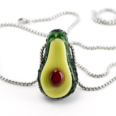 Avocado avocadope glass pendant 