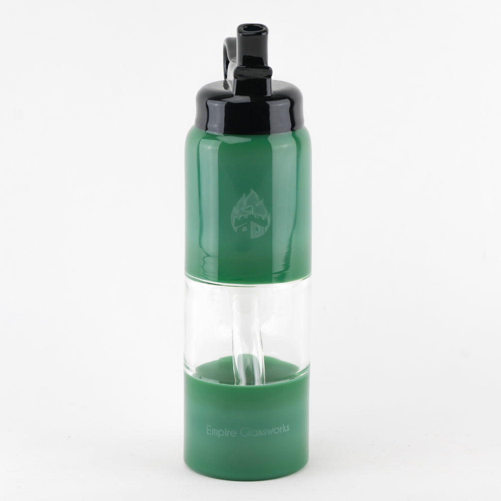 Forest Green Water Bottle Water Pipe Empire Smokes