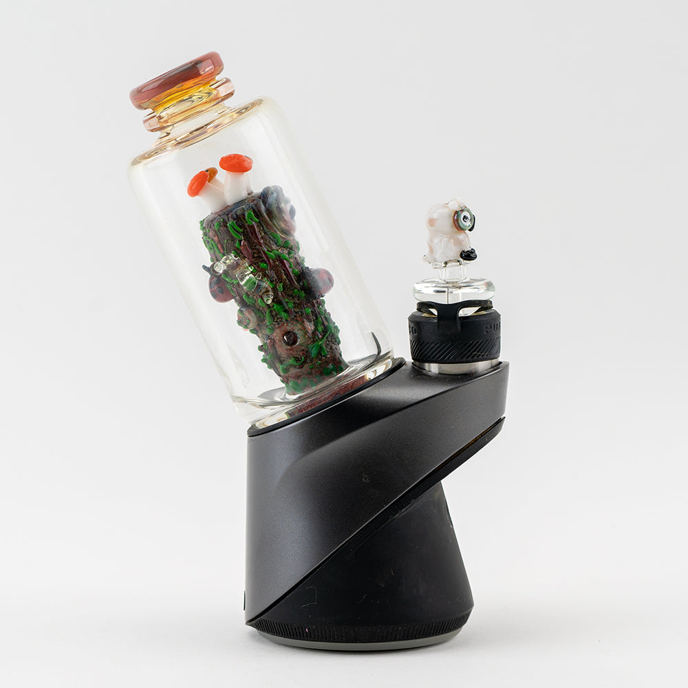 GRASS HOPPA GLASS: FULLY WORKED PUFFCO PEAK ATTACHMENT – ALL IN