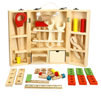 Wooden Toy Tool Box + Reviews