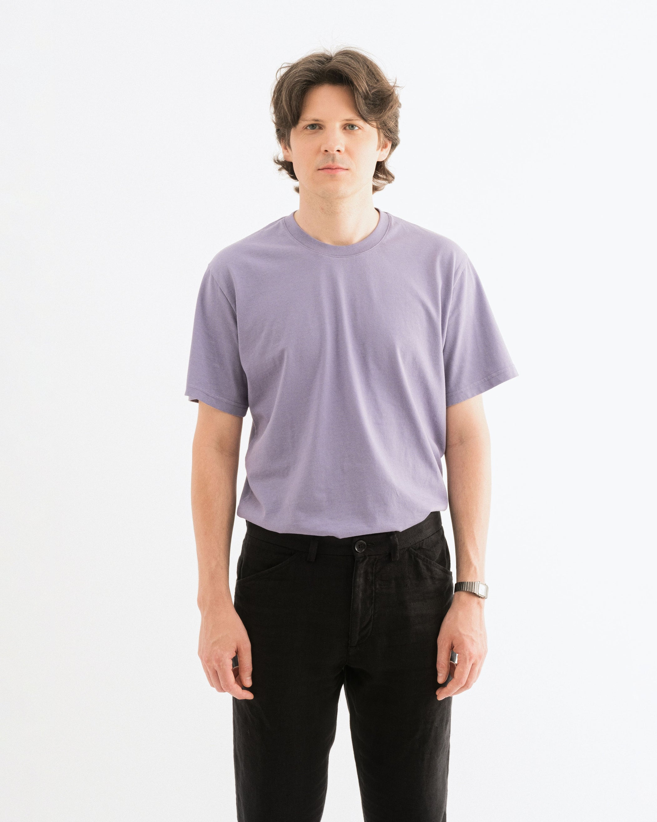 Glein - Heavy Cotton T-Shirt - pale violet