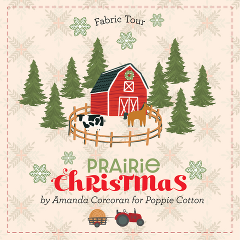 Prairie Christmas Fabric Tour With Ellie Bug Makes – Poppie Cotton