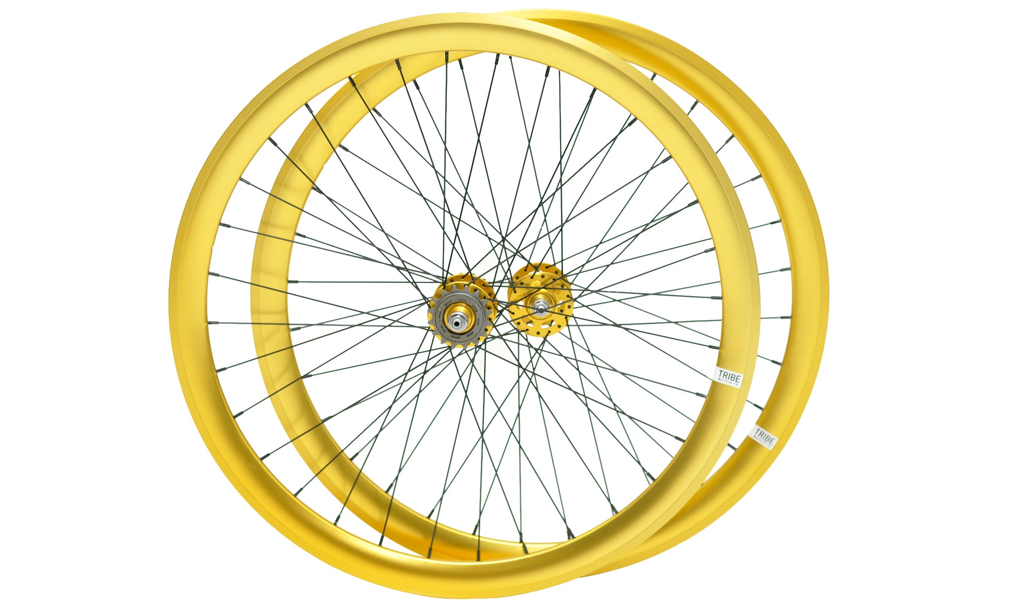 yellow bike rims