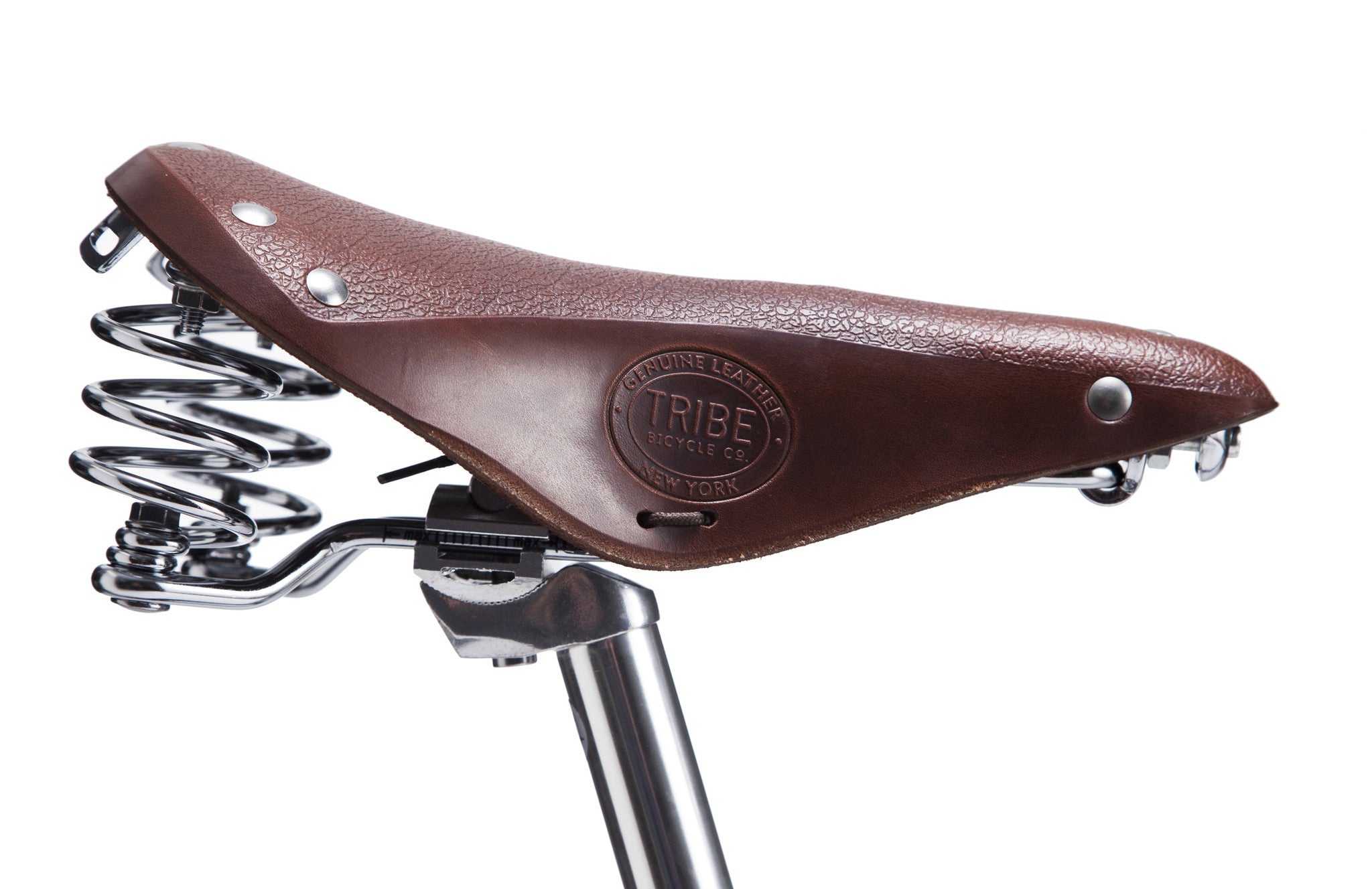leather bike saddle