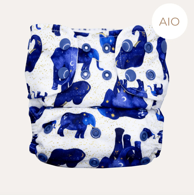 Elephant All-in-one Cloth Diaper