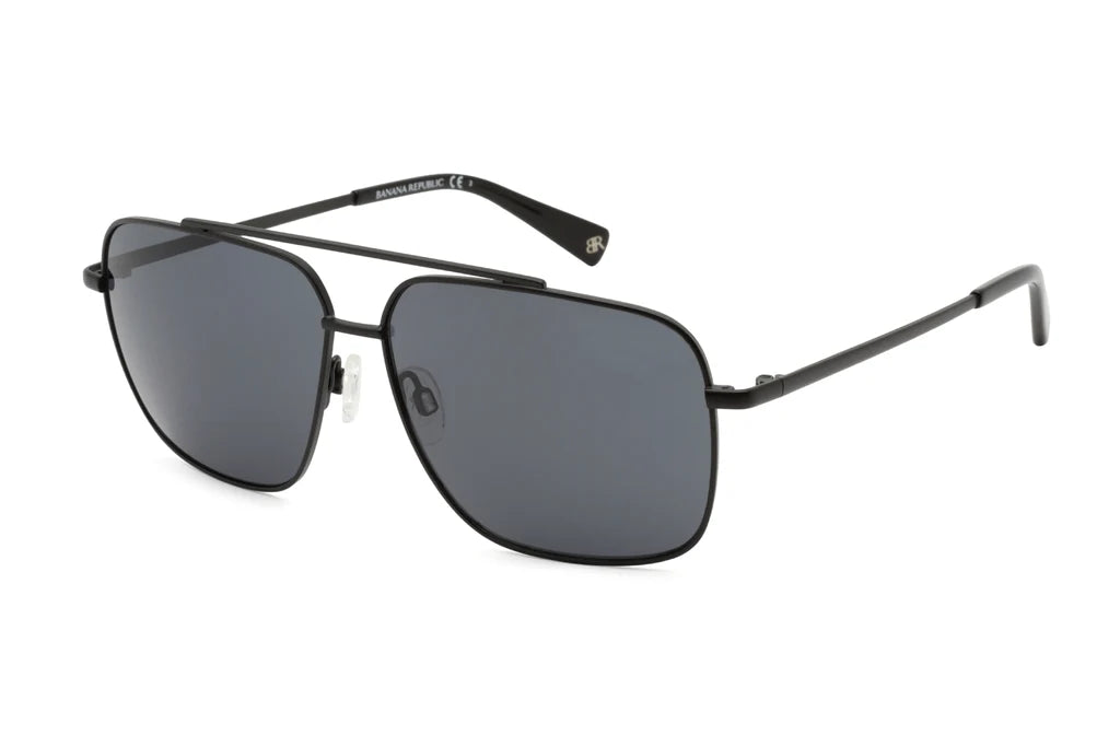 Banana Republic HIRAM/S 0003 IR Sunglasses - Matte Black/ Grey – House ...