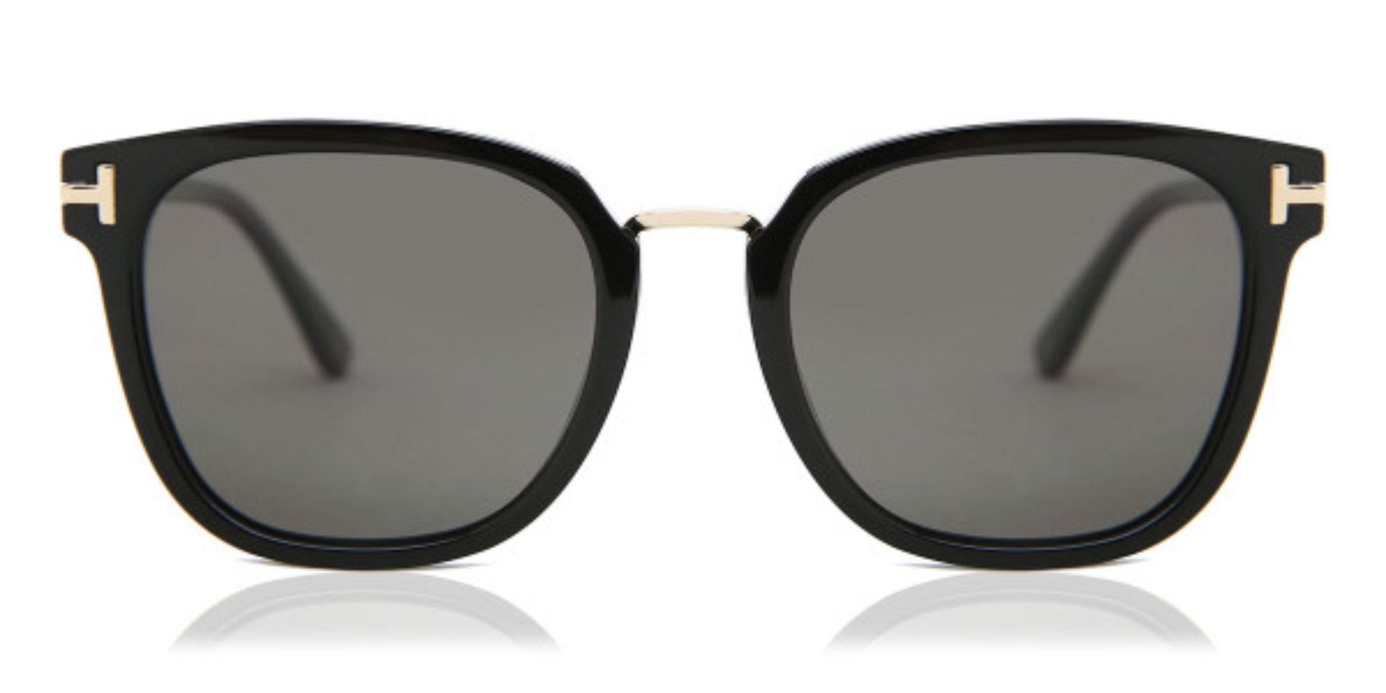 TOM FORD FT0804-K 01D SUNGLASSES - Shiny Black / Smoke polarized – House of  Lunettes