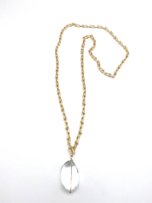 Long Gold Frederika Necklace - ABODE HOME