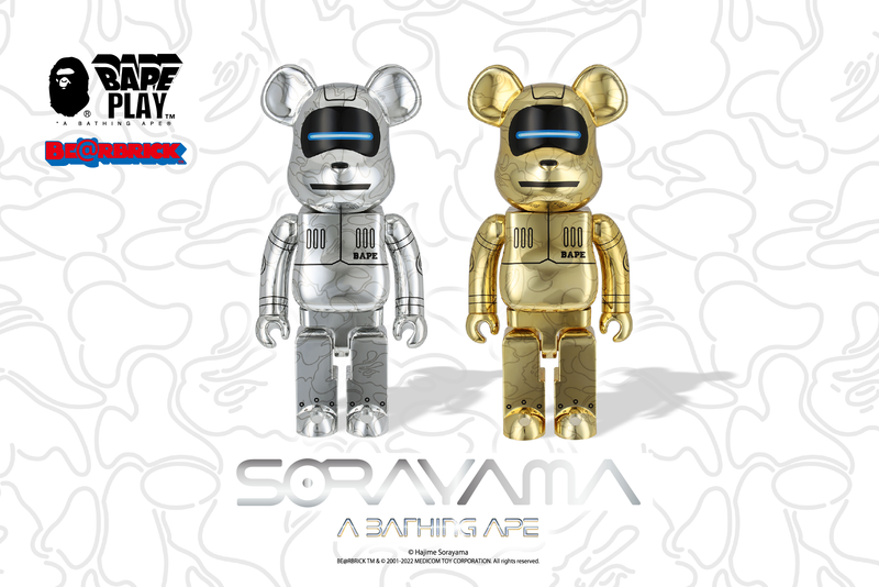 BE@RBRICK SORAYAMA× BABYMILO1000％ GOLD-