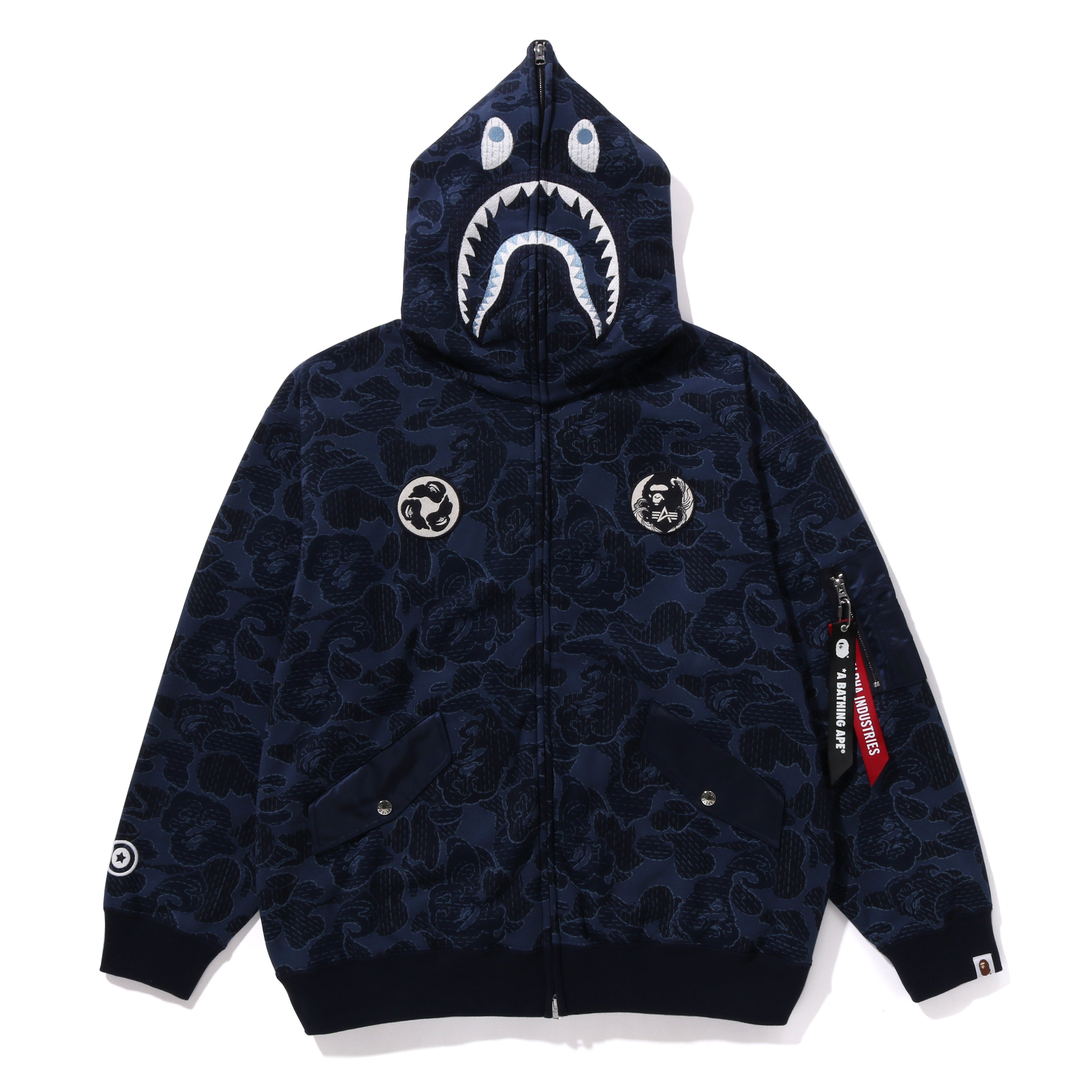 BAPE X E.T. APE HEAD ZIP HOODIE uk.bape