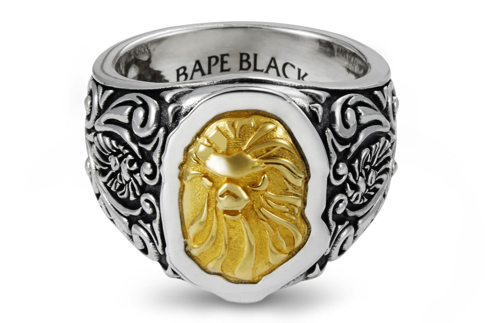 BAPE BLACK 925 SILVER APE HEAD RING – uk.bape.com