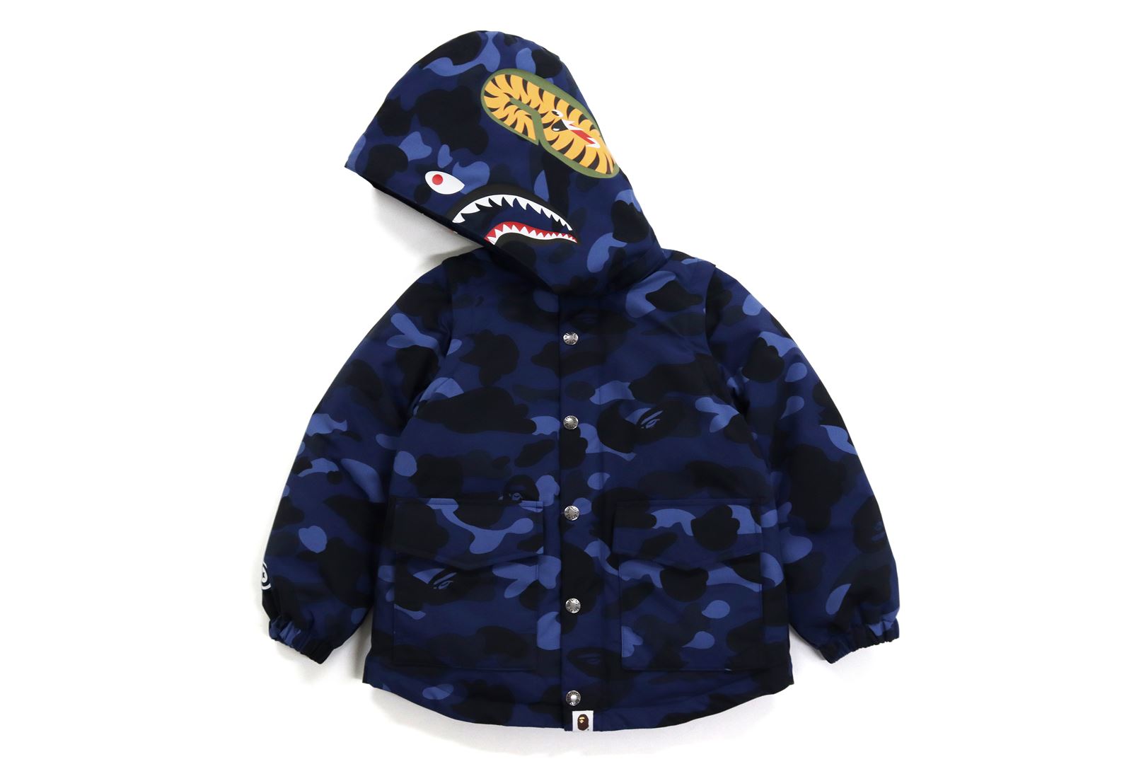 blue bape camo jacket