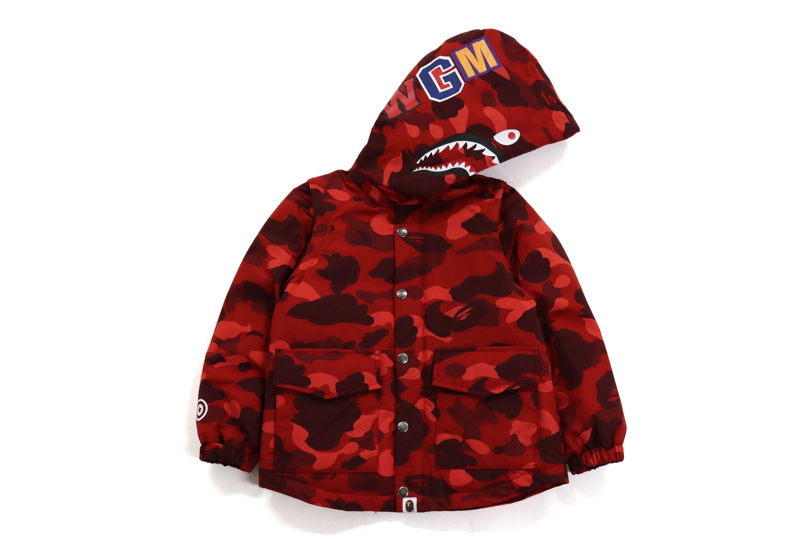 A BATHING APE COLOR CAMO SHARK ダウン | labiela.com