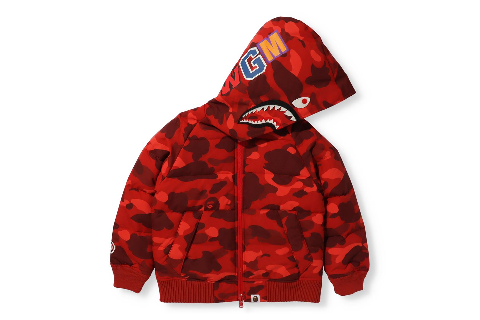 A BATHING APE COLOR CAMO SHARK ダウン | eclipseseal.com