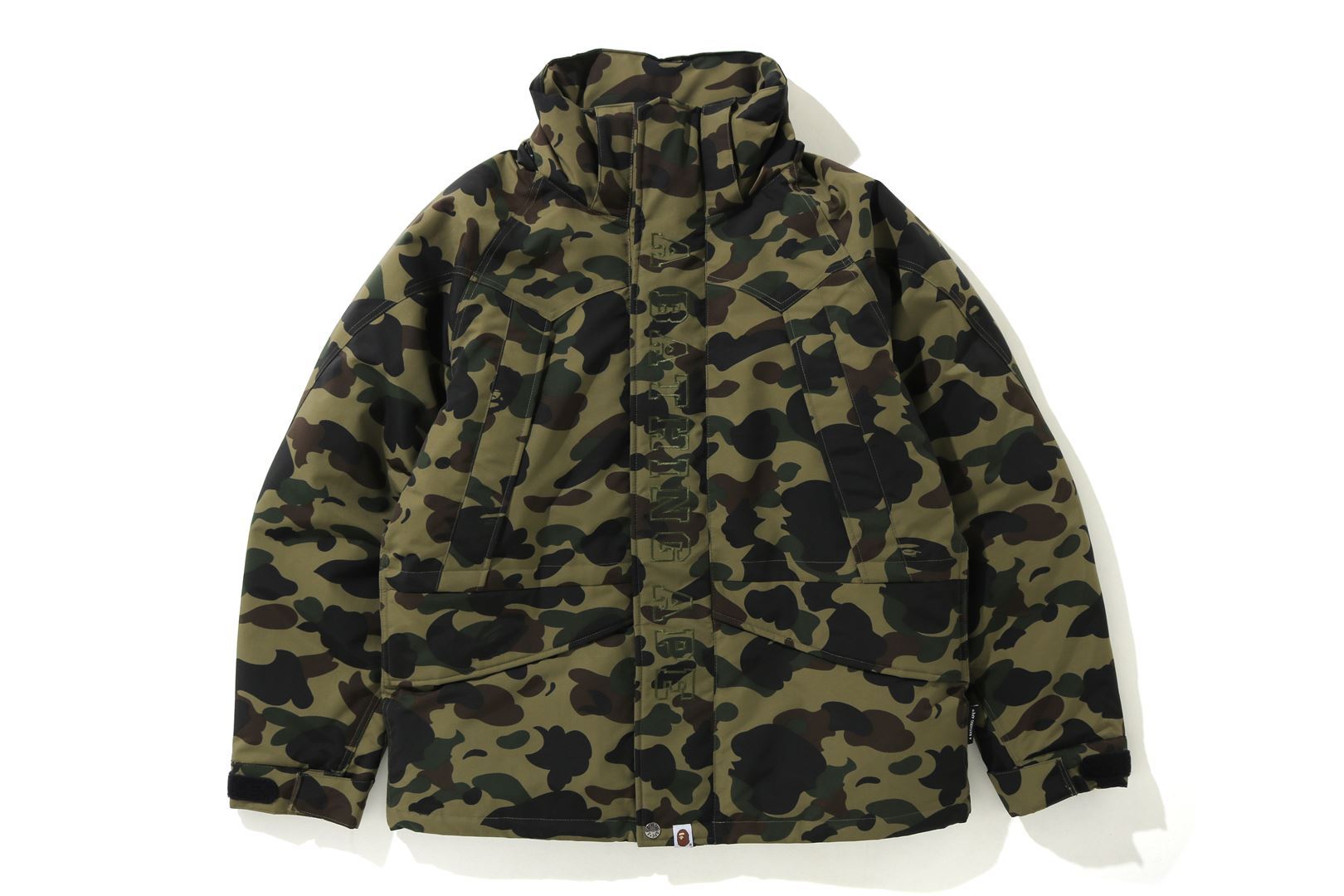 1ST CAMO SHARK SNOWBOARD DOWN JACKET – uk.bape.com