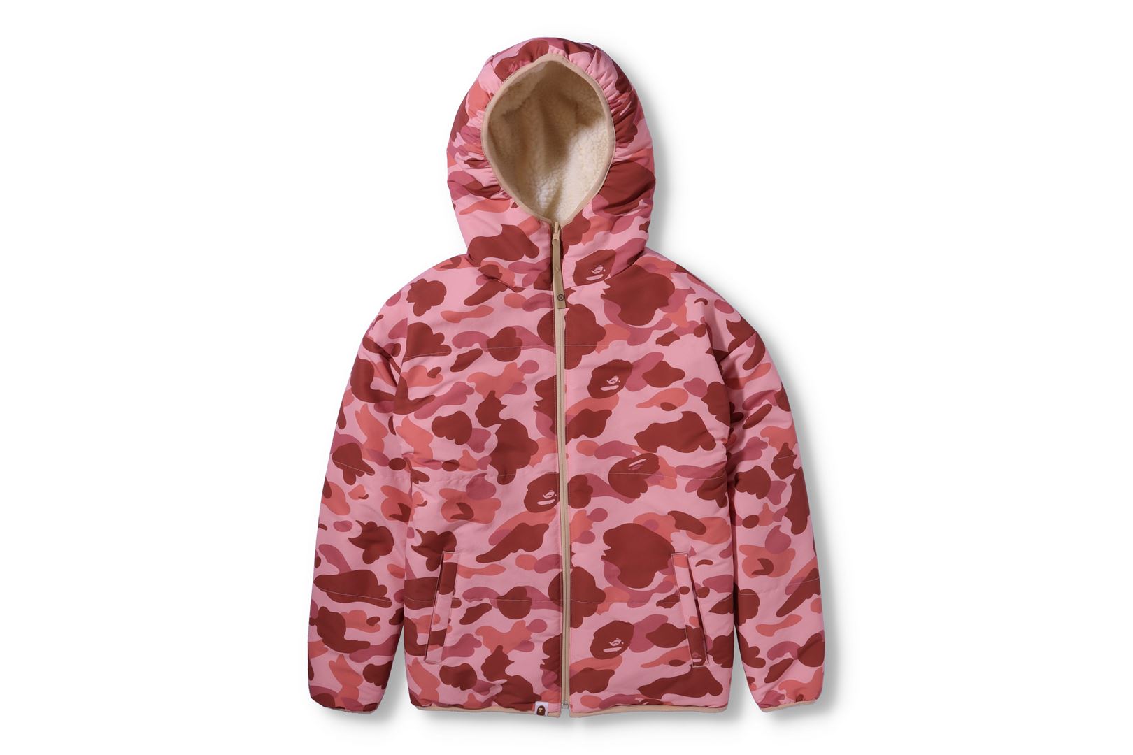 1ST CAMO POCKET RELAXED FIT DOUBLE KNIT HALF ZIP HOODIE – uk.bape.com