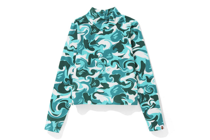 MARBLE CAMO SHIRT COLLAR S/S – OPEN