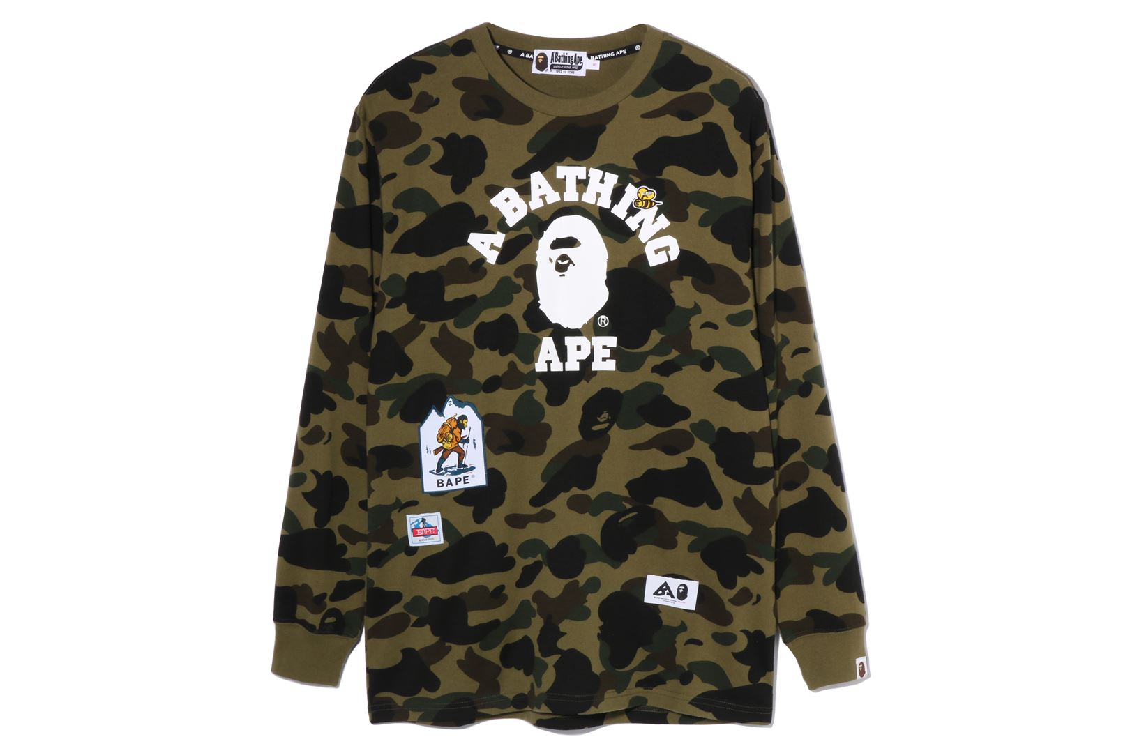 APE HEAD ONE POINT RIB L/S POLO – uk.bape.com