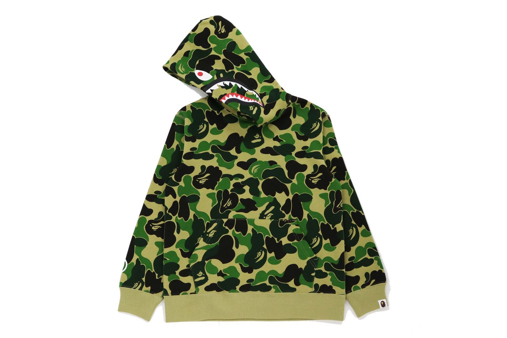 MIX CAMO CRAZY SHARK ZIP HOODIE – uk.bape.com