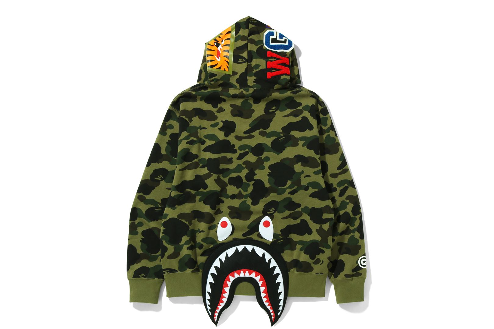 1ST CAMO SHARK RELAXED FIT PULLOVER HOODIE