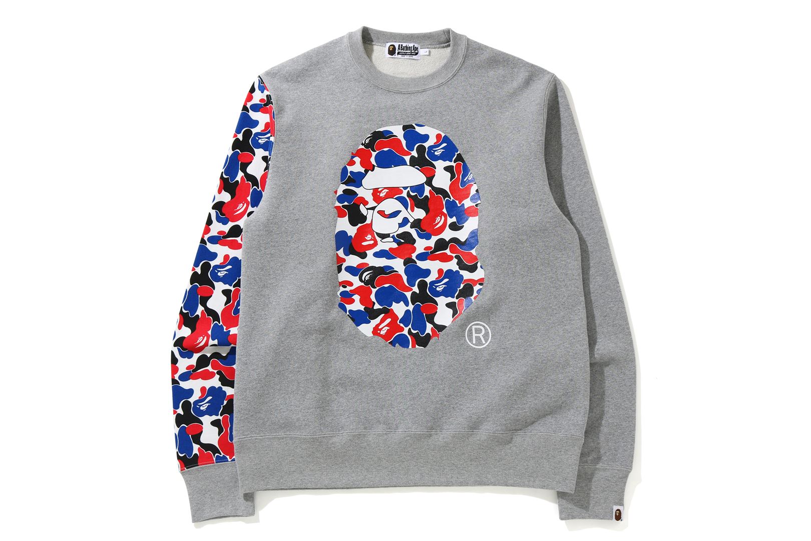 BAPE STORE® LONDON CAMO WIDE CREWNECK