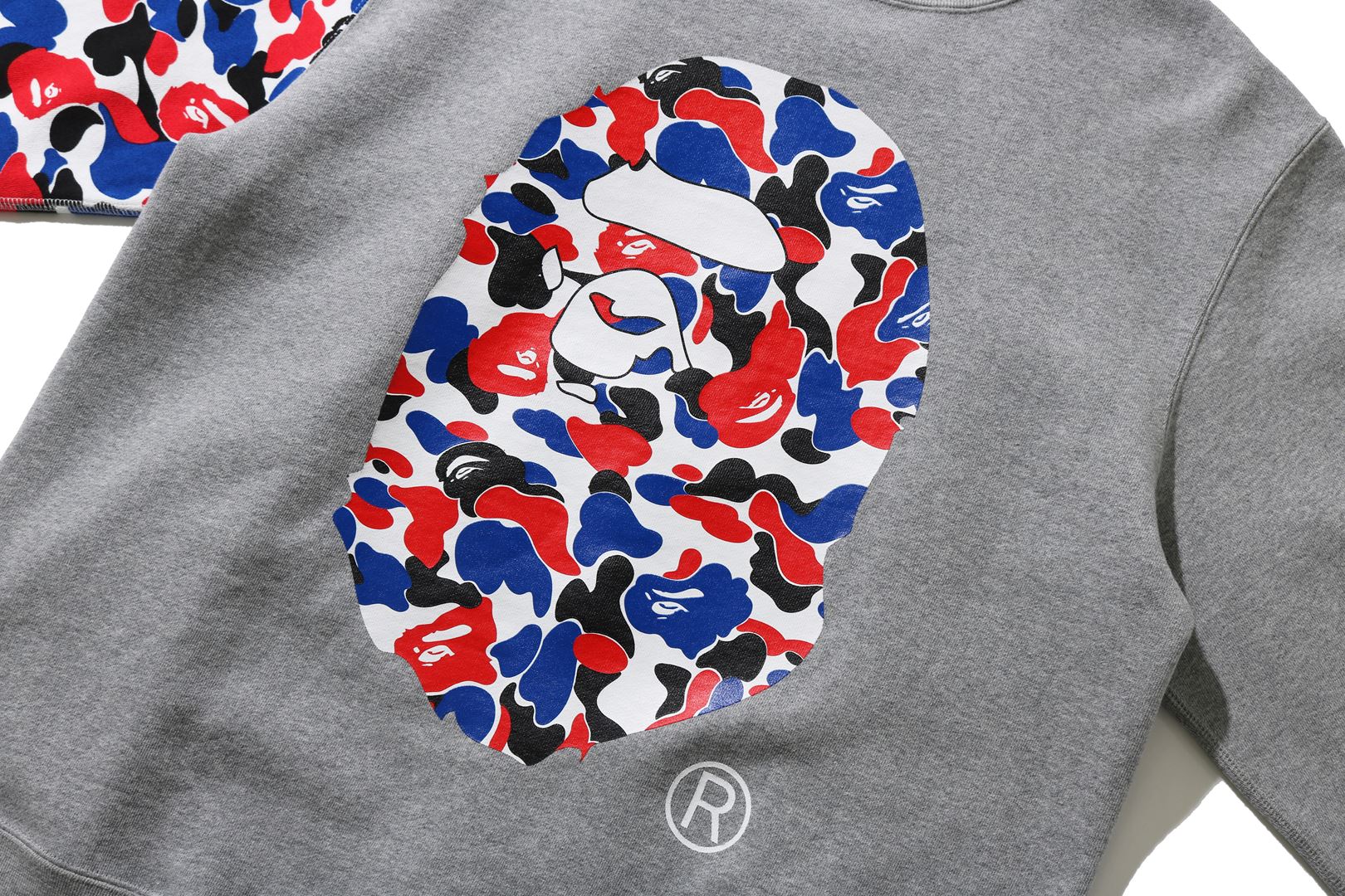 BAPE STORE® LONDON CAMO WIDE CREWNECK