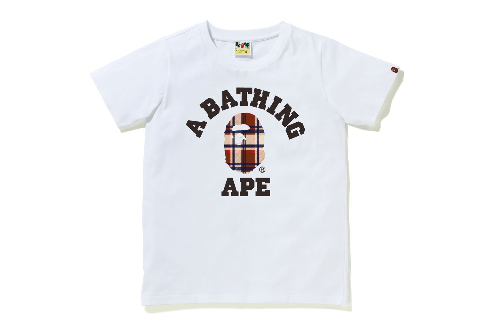 BAPE CHECK COLLEGE TEE – 